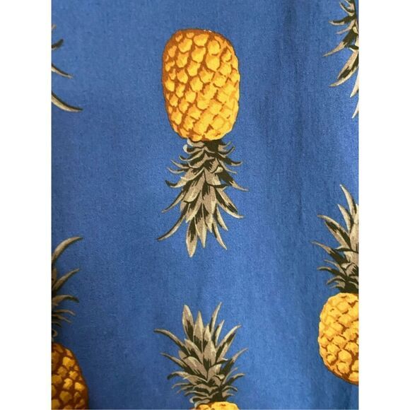 Old Navy men’s casual button up pineapple shirt S/XXL ￼ - Picture 3 of 4